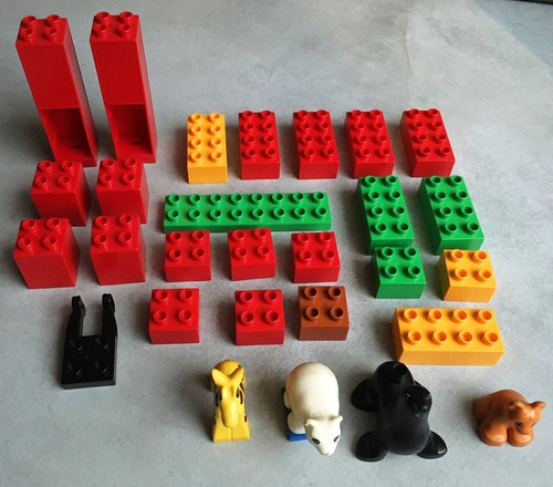 Lego duplo zoo vintage lotto - lego,