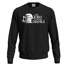 Felpa maglia unisex per barista con stampa DTF Lord of the Drinks bar vineria