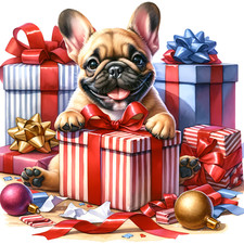 2 adesivi auto Bulldog