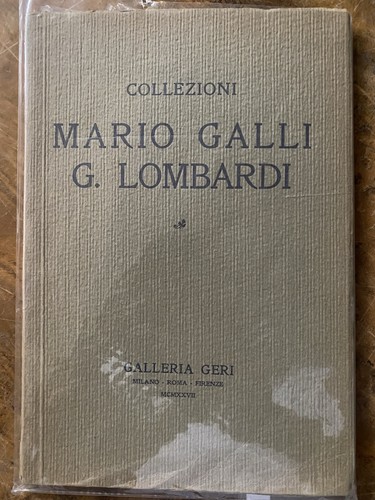 Collezioni mario galli - collezioni,