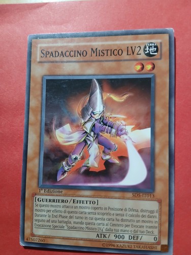Spadaccino mistico - yu-gi-oh!,