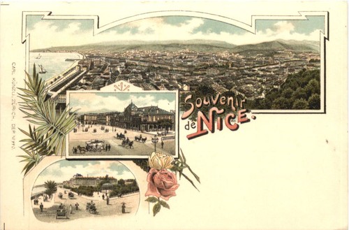 Souvenir nice litografia - de,