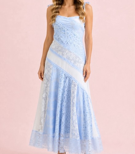 Maxi abito patchwork - abito,