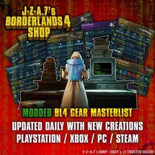 Borderlands 4✨MODDED BL4 GEAR, ARMI, OGGETTI, PISTOLE LVL 50 FOLLE ✅PC-PS-XBOX✨