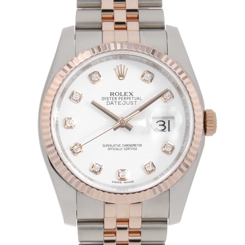 Rolex datejust 10p diamond - 10p,