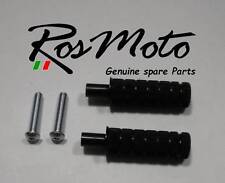 COPPIA POGGIAPIEDI RICAMBIO PEDANE ARRETRATE ROSMOTO NERO
