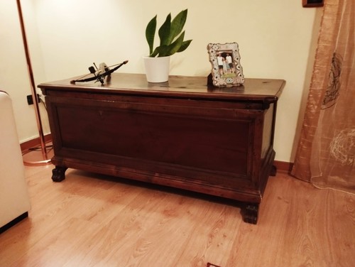 Cassapanca legno antica 900 - legno,