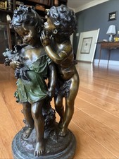 Scultura in bronzo Auguste