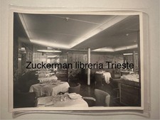 foto nave ship SARDEGNA anni 50 pannello Salone pranzo prima classe Tirrenia