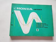 HONDA CB 750 KZ 1978 catalogo ricambi ORIGINALE Spare Parts Catalogue
