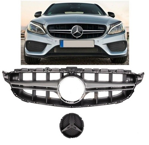 Calandre look amg gris silver - look,