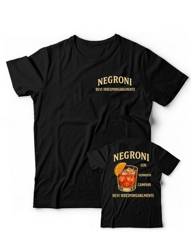 Shirt maglietta negroni - t-shirt,