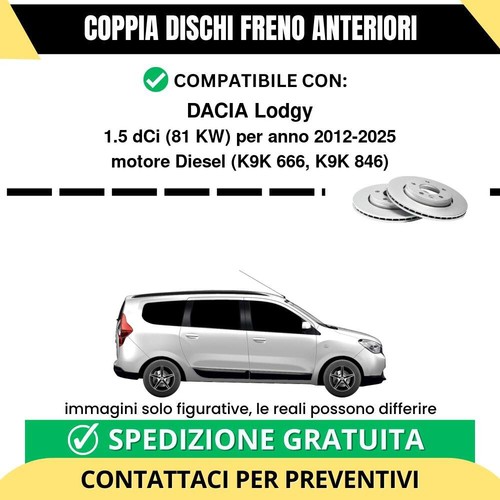 Coppia dischi freno anteriori - dischi,