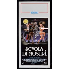 locandina SCUOLA DI MOSTRI The Monster Squad Fred Dekker dracula uomo lupo B159