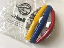 *NOS Vintage anni 80 CINELLI hairnet/casco danese pista/pista (bianco)*