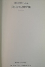 Spiegelhütte. Lenz, Hermann: