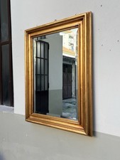 GRANDE SPECCHIO VINTAGE IN LEGNO FINITURA ORO