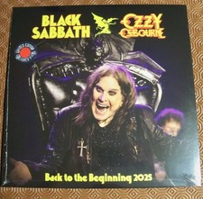 BLACK SABBATH & OZZY OSBOURNE "BACK TO THE BEGINNING 2025"COLOURED LP VILLA PARK