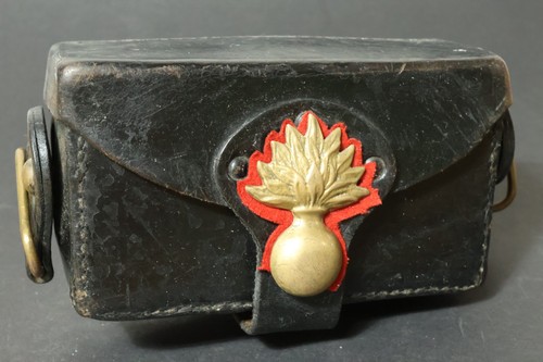 Vecchia borsa cartuccia - , pelle