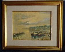 - ELETRO - VECCHIO QUADRO DIPINTO AD OLIO MARINA