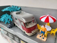 Diecast 1990's 1:43 HYMER CAMPER SET WITH ACCESSORIES mint in box unopened/China