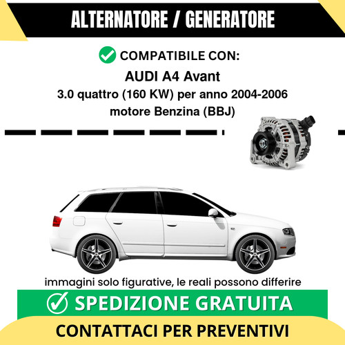 Alternatore audi avant 0 - audi, 3.0