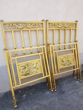 Coppia letti singoli - letti, ottone