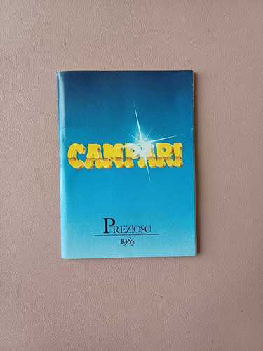 Campari prezioso 1985 libretto - campari,