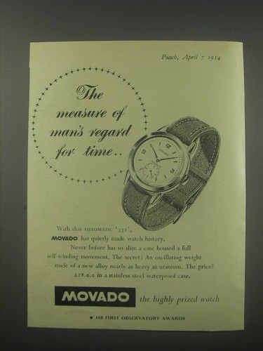 Pubblicità orologio movado - orologio,