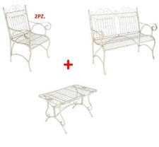 Set 4 pezzi tavolino due sedie