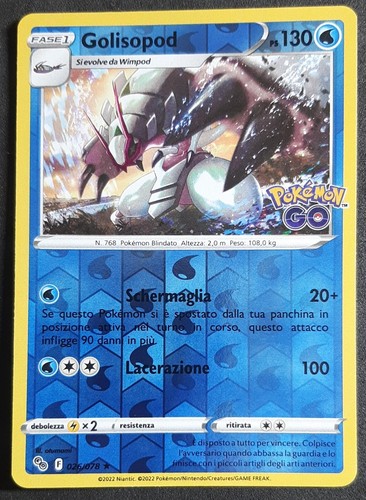 Golisopod 026 078 rara holo - golisopod,