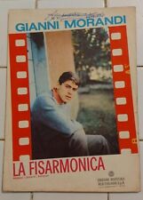 SPARTITO LA FISARMONICA GIANNI MORANDI 1966 CONSEGNA 24/48H CON BRT