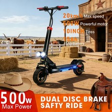 Long-Range E-Scooter: 25mph