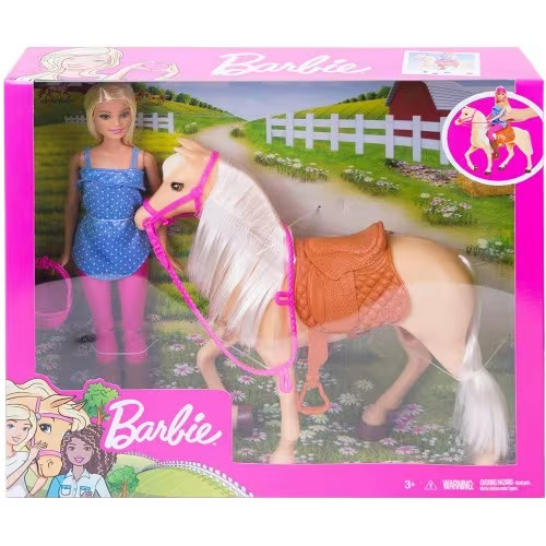 Barbie con cavallo - barbie,