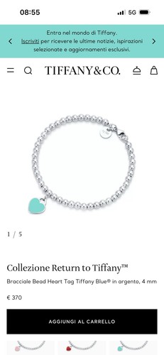 Bracciale tiffany cuore - bracciale,