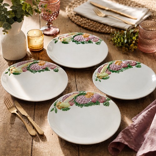 Lot assiettes barbotine - lot, de
