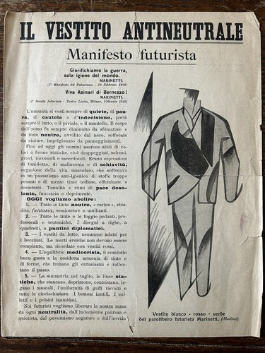 Giacomo balla vestito - balla, il