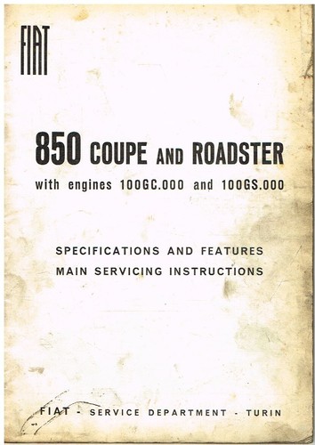 Fiat 850 coupe spider - fiat,