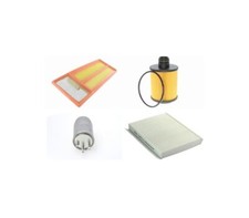 KIT 4 FILTRI TAGLIANDO FIAT QUBO 1.3 MJT MULTIJET EURO5 K165FT
