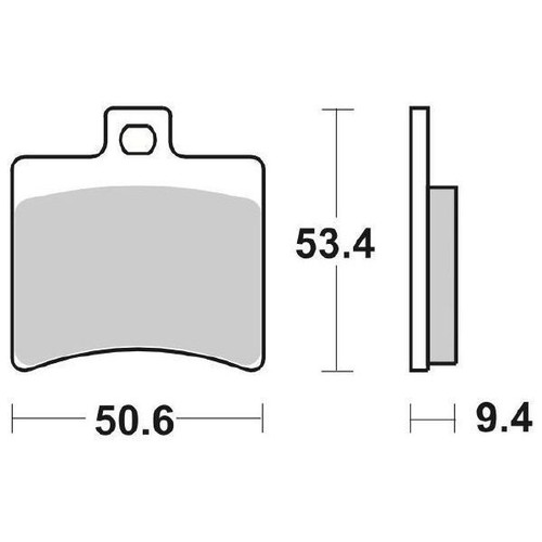 Pastiglie freno sbs 152ct per - 152ct,