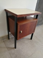 Antico Comodino Ferro Legno