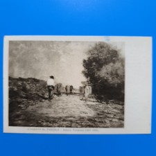  L’ANDATA AL PASCOLO A. FONTANESI 1820‑1882 TORINO GALLERIA SABAUDA CARTOLINA 