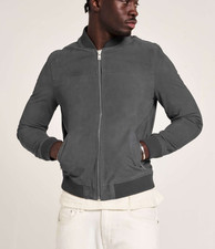 Giubbotto pelle scamosciata