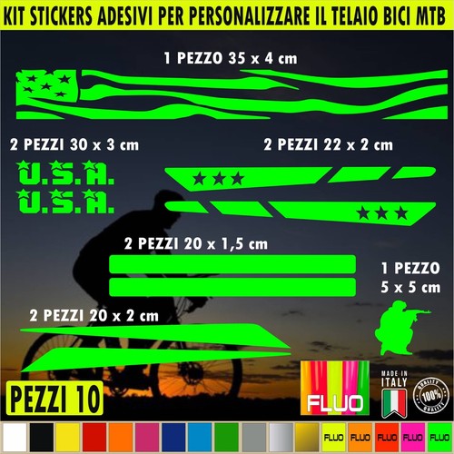 Kit adesivi telaio bici - adesivi,