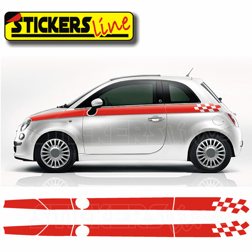 Adesivi compatibili fiat 500 - adesivi,