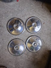 4 BORCHIE RUOTA CITROEN DIANA 2CV ORIGINALI ACCIAO CROMATO NOS VINTAGE