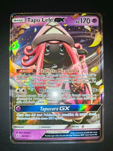 Carta pokemon tapu lele gx - 💫carta,