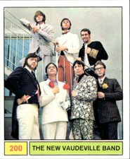figurina cantanti New ed.Panini  1969 # 200 The new Vaudeville band