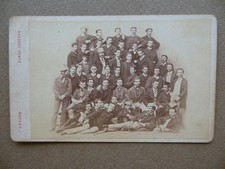 Fotografia Originale Gruppo Maschile Foto Ruggero Porta Modena 1860 1870 Tessera
