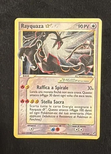 Rayquaza gold star - ☆, 107/107